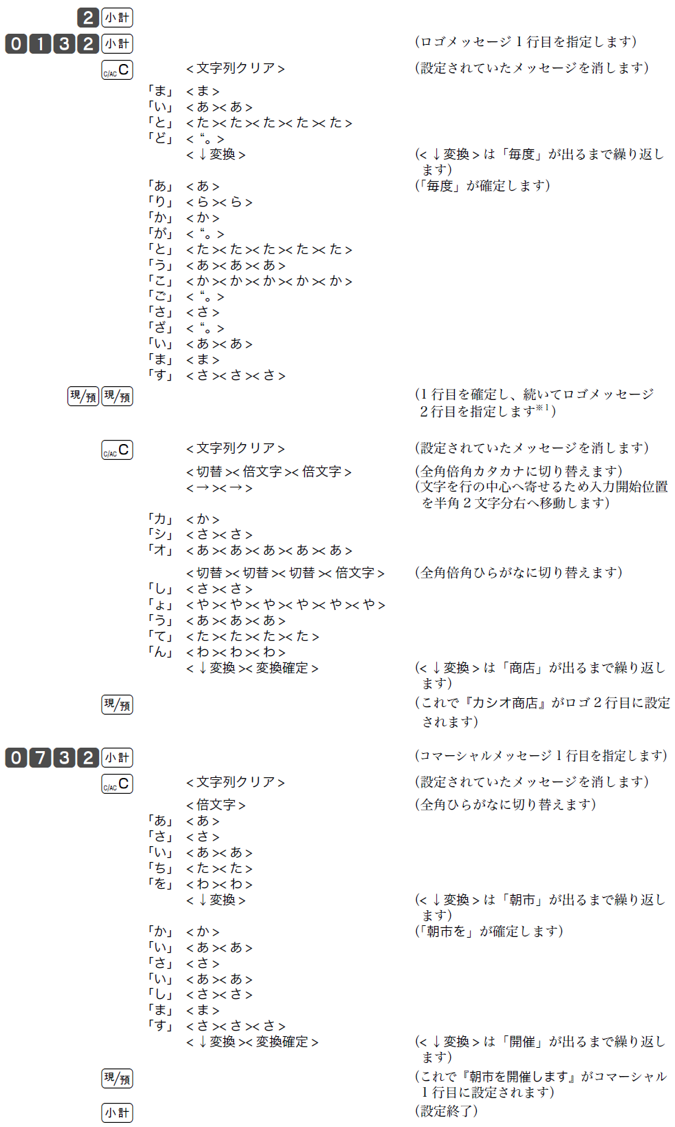 設定方法 | TE-2800, TE-2600, NM-2000 | Q&A（よくある質問と答え ...