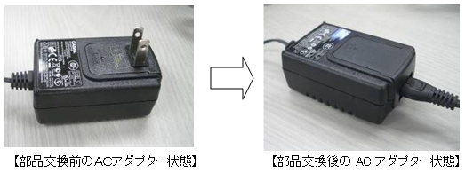 電子楽器用ACアダプターの着脱式ACプラグ無償交換のお知らせ